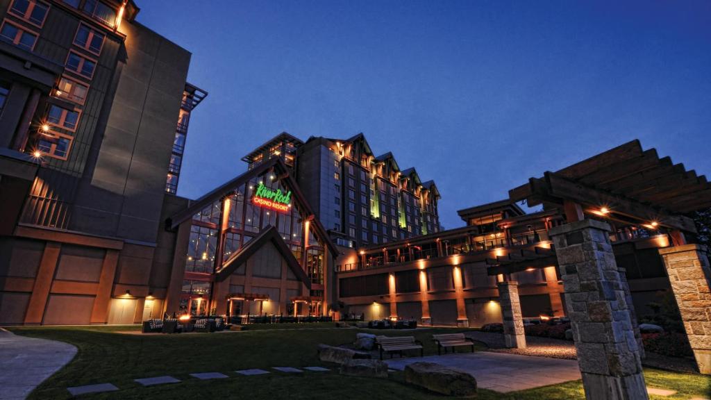 River Rock Casino Hotel resort-style placeholder by the Fraser River