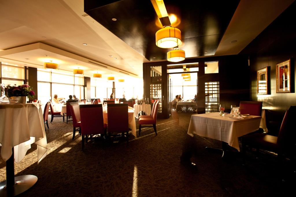 Refined dining setting near casino entertainment